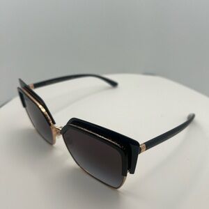 Dolce & Gabbana Black and Gold Sunglasses